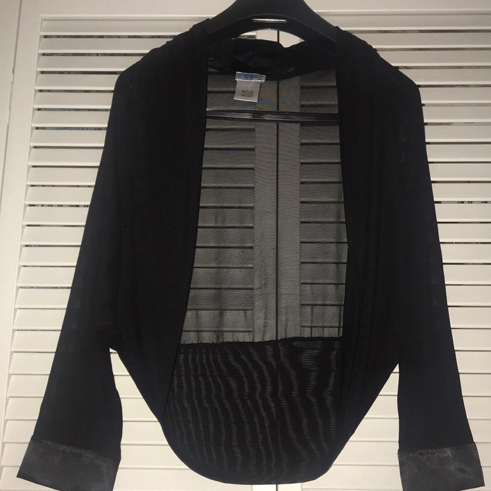 Sheer long Sleeve Shrug - Picture 3 of 6